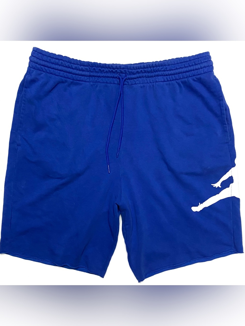 Nike Air Jordan Jumpman Classic Blue Fleece Sweat Shorts Size XL AQ3115-480